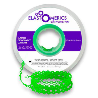 Imagem do produto Elastômeros Corrente 1,5M Verde Cristal Orthometric