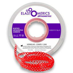 Imagem do produto Elastômeros Corrente 1,5M Vermelho Orthometric
