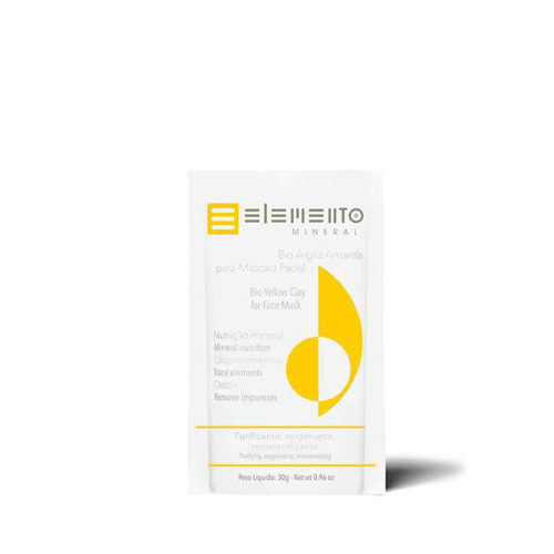 Elemento Mineral Bio Argila Amarela 30G Elemento Mineral