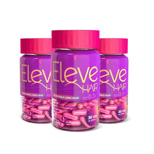 Eleve Hair: Vitamina Para Cabelo 90 Dias 90 Cápsulas