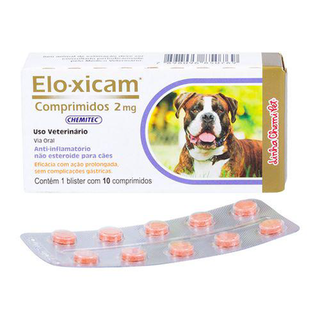 Imagem do produto Eloxicam 2,0Mg Chemitec C/ 10 Comprimidos