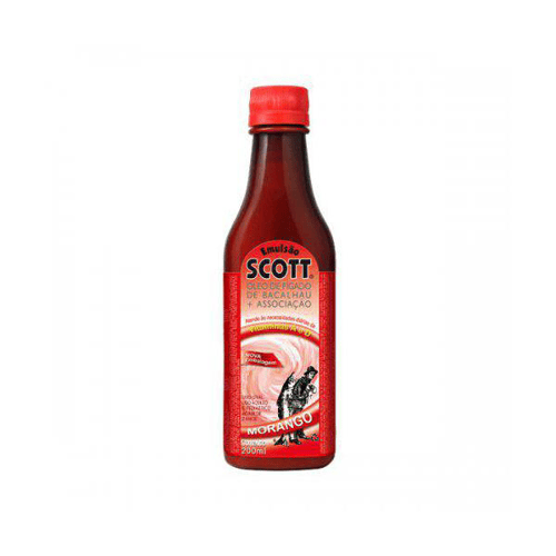 Imagem do produto Emulsão Scott Gsk Morango 200Ml - Scott Morango 200Ml