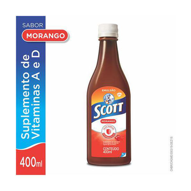 Emulsão Scott Morango 400Ml