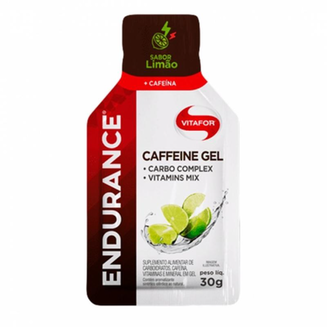 Endurance Caffeine Carboidrato Em Gel Limão Vitafor 30G