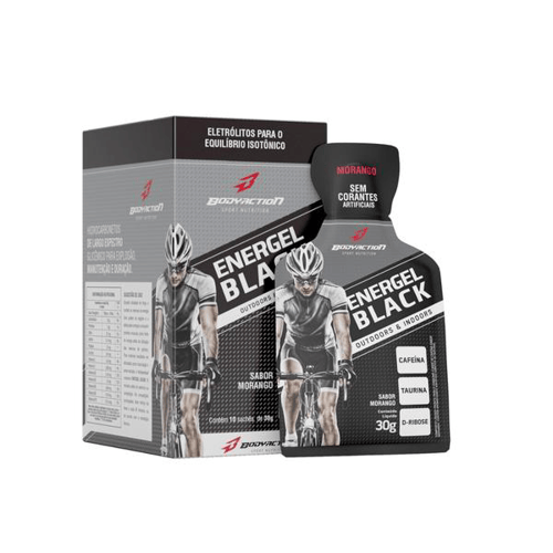 Energel Black Body Action Morango, Sachê Com 30G