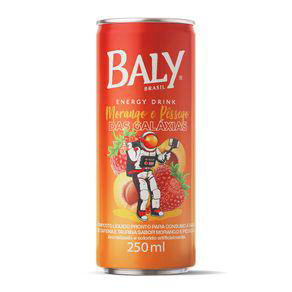 Imagem do produto Energético Baly Energy Drink Morango E Pêssego 250Ml