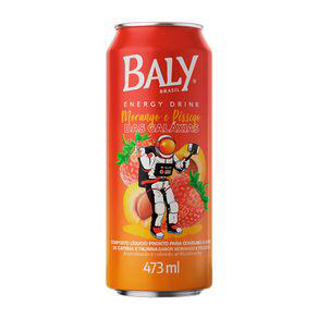 Imagem do produto Energético Baly Energy Drink Morango E Pêssego 473Ml