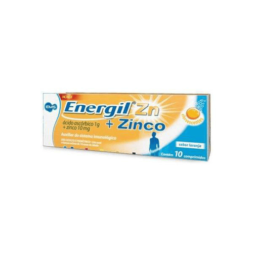 Energil - Zinco 1G 10Mg 10 Comprimidos