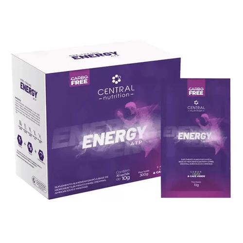 Energy Atp Limão10g Com 30 Sanchês Em Pó, Central Central Nutrition
