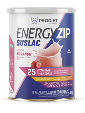 Energyzip Suslac Sabor Morango - 400 G Prodiet