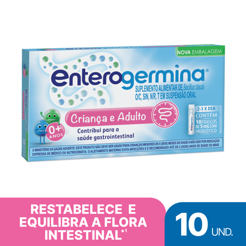 Enterogermina - 10 Frascos 5Ml