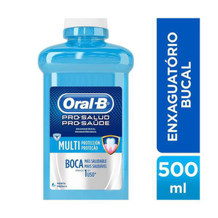 Enxaguante - Bucal Bucal Pro Saude Menta Leve 500 Ml Pague 300 Ml