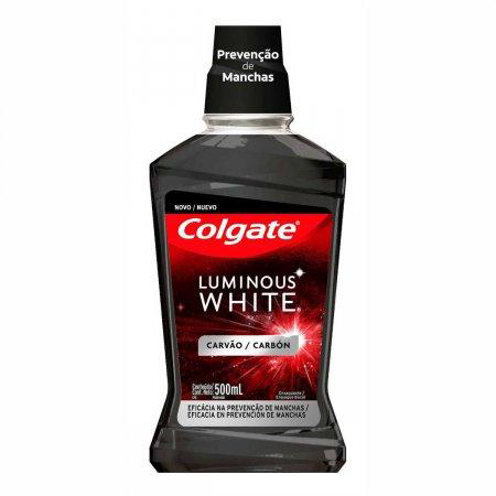 Enxaguante Bucal Colgate Luminous White Carvão Com 500Ml 500Ml