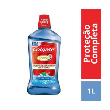 Enxaguante Bucal Colgate Total 12 Clean Mint 1L