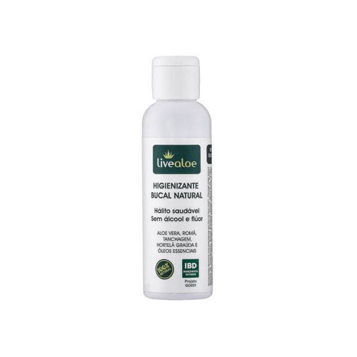 Imagem do produto Enxaguante Bucal Natural 60Ml Livealoe Use Orgnico