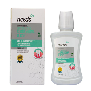 Imagem do produto Enxaguante Bucal Needs Gluconato De Clorexidina 0,12% Menta Zero Álcool 250Ml 250Ml