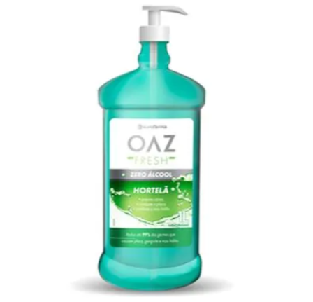 Enxaguante Bucal Oaz Fresh Sabor Hortelã - 1L Zero Álcool