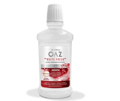 Imagem do produto Enxaguante Bucal Oaz White Fresh Menta - 250Ml Zero Álcool
