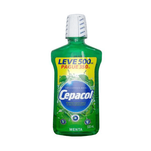 Imagem do produto Enxaguatório Bucal Cepacol - Menta Leve 500 Pague 350 Ml