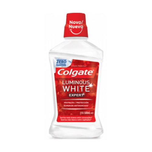 Enxaguatório Bucal Colgate Luminous White Expert 500Ml