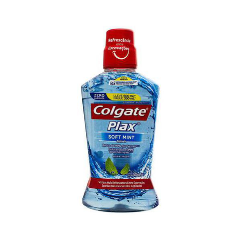 Imagem do produto Enxaguatório - Bucal Colgate Plax Soft Mint Leve 500 Pague 300 Ml