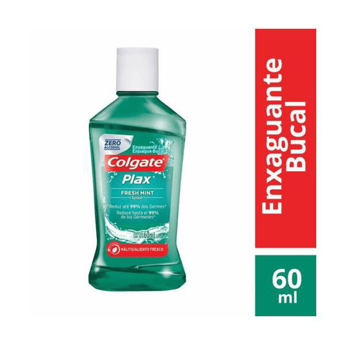 Imagem do produto Enxaguatório Bucal Plax Fresh Mint 60Ml