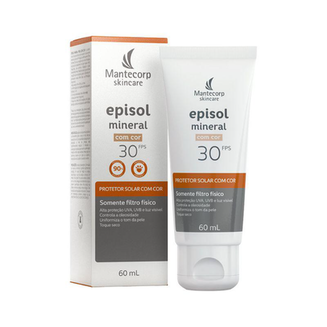 Imagem do produto Protetor Solar Episol Color Mineral Com Cor 60Ml - Bege - Fps 30