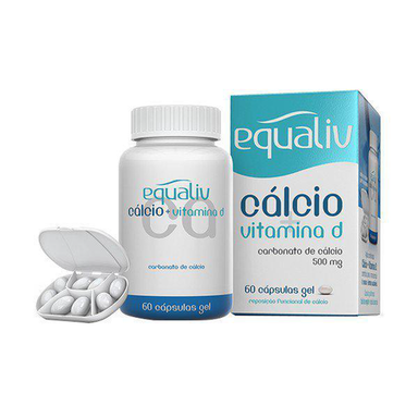 Equaliv - Osteoduo Calcio E Vitamina D 60 Capsulas