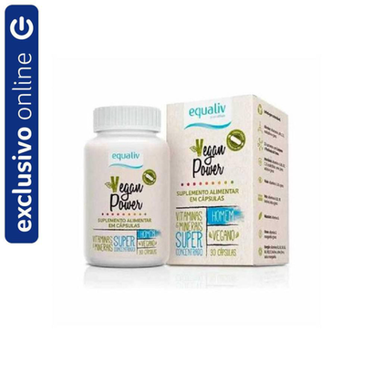 Equaliv Vegan Power Homem 30Capsulas