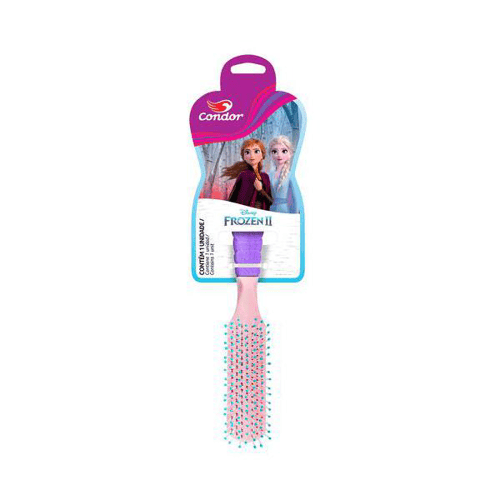 Imagem do produto Escova De Cabelo Condor Frozen Ii Personagens E Cores Sortidas 1 Unidade