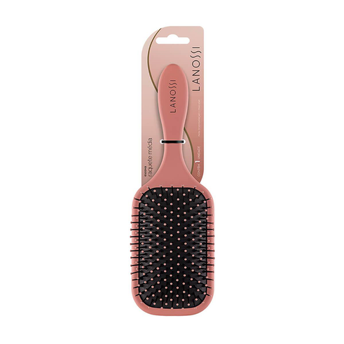 Imagem do produto Escova De Cabelo Lanossi Raquete Oval Soft 1 Unidade
