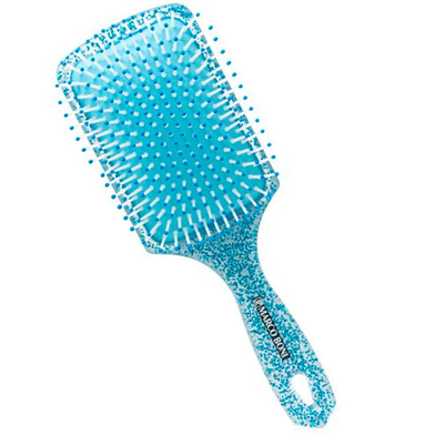 Imagem do produto Escova De Cabelo Raquete Nylon Glitter Marco Boni Azul