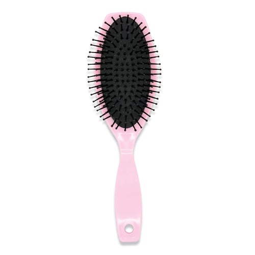 Imagem do produto Escova De Cabelo Zalike Raquete Oval Almofada Ref: 502 1 Unidade Cores Sortidas