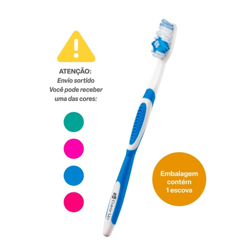 Imagem do produto Escova De Dente Complete Clear Up Com 1 Unidade Cores Sortidas Multi Saúde Hc590