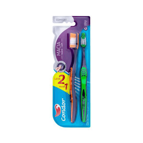 Imagem do produto Escova De Dente Condor Avantix Macia L2p1 80970 Un