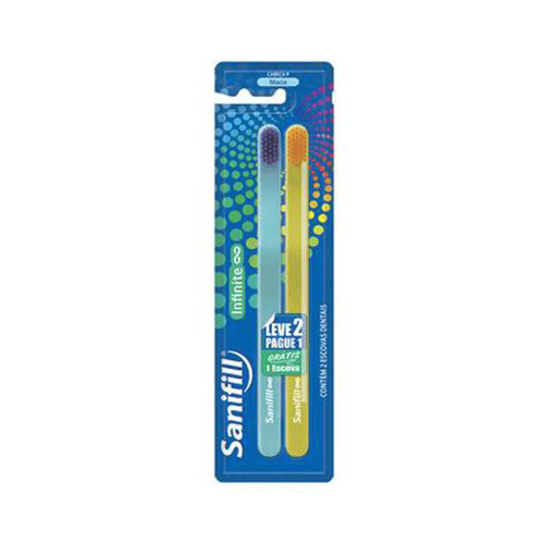 Imagem do produto Escova De Dente Sanifill Infinite Cerdas Macias Leve 2 Pague 1