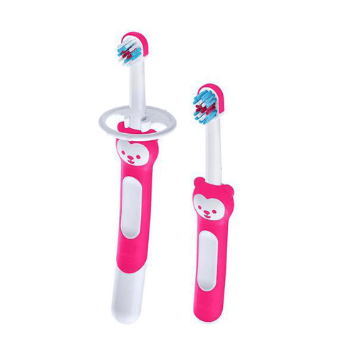 Imagem do produto Escova De Dentes Learn To Brush 2 Unidades Rosa 5M+ Mam