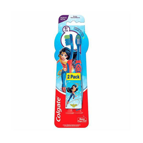 Imagem do produto Escova Dental Colgate Smile Liga Da Justiça 2 Unidades