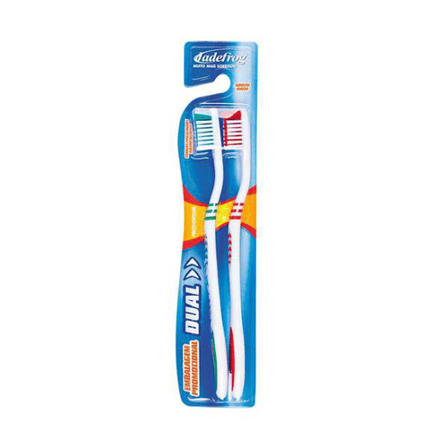 Imagem do produto Escova Dental Jadefrog Dual Com 2 Unidades Adulto Macia Ref022