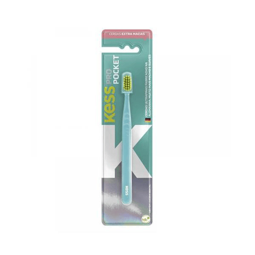 Imagem do produto Escova Dental Kess Pro Pocket Extra Macia 1 Unidade Cores Sortidas