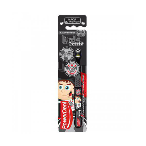 Escova Dental Kids Powerdent Torcida Corinthians