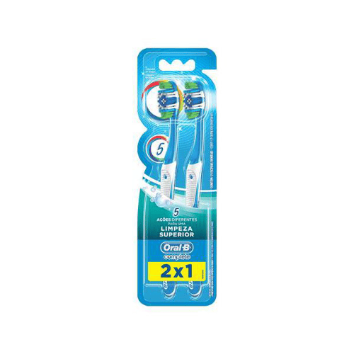 Escova Dental Oralb Complete 5X Leve 2 Pague 1