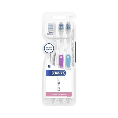 Imagem do produto Escova Dental Oralb Expert Gengiva Sensi 3 Unidades