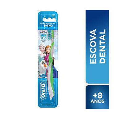 Escova Dental Oralb Stages Frozen 1 Unidade - Dental Oral B Infantil Stages 4 Anos