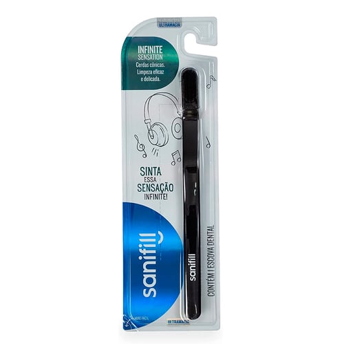 Imagem do produto Escova Dental Sanifill Infinite Sensation Ultra Macia Cores Sortidas 1 Unidade