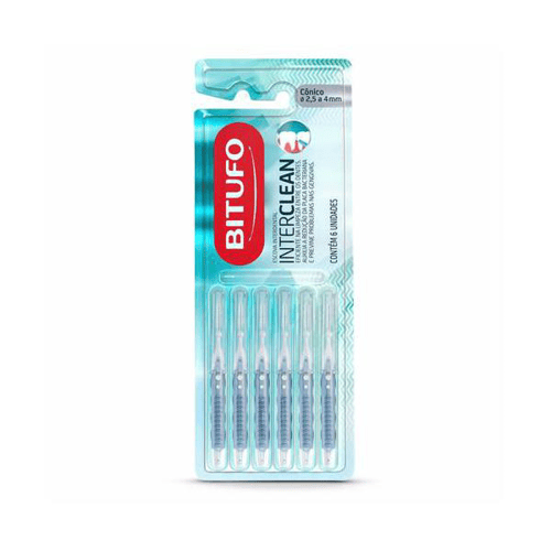 Imagem do produto Escova Interdental Bitufo Interclean Conica Com 6 Unidades