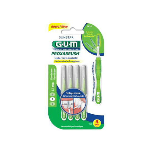 Imagem do produto Escova Interdental Gum 11 Medio Conico Proxabrush 4Un Ref 1414D