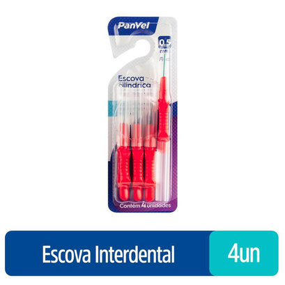 Escova Panvel Oral System Interdental 0,05Mm C/ 4 Unidades 18