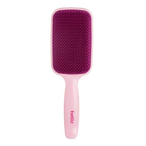 Imagem do produto Escova Para Cabelo Belliz Flex Raquete Rosa Panvel Farmácias
