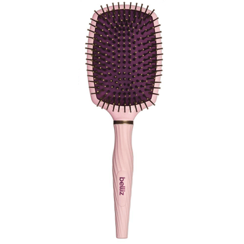 Imagem do produto Escova Para Cabelo Belliz Raquete Pink Cassis Panvel Farmácias